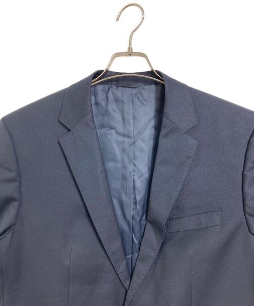 BOSS HUGO BOSS（ボス ヒューゴボス）BOSS HUGO BOSS (ボス ヒューゴボス) SUPER100 セットアップスーツ　パンツスーツ　ジャケット　パンツ　ビジネス ネイビー サイズ:50の古着・服飾アイテム