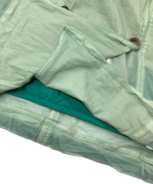TATRAS（タトラス）TATRAS (タトラス) キルティングダウンライナー付き ナイロンコート モッズコート グリーン サイズ:実寸参照の古着・服飾アイテム