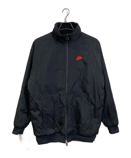 NIKE（ナイキ）NIKE (ナイキ) ビッグスウッシュリバーシブルボアジャケット ブラック×レッド サイズ:XLの古着・服飾アイテム