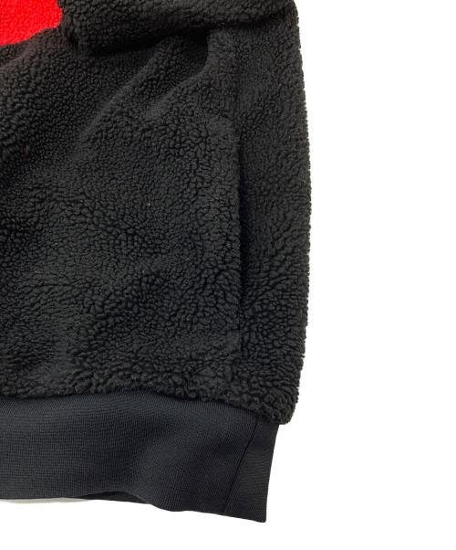 NIKE（ナイキ）NIKE (ナイキ) ビッグスウッシュリバーシブルボアジャケット ブラック×レッド サイズ:XLの古着・服飾アイテム