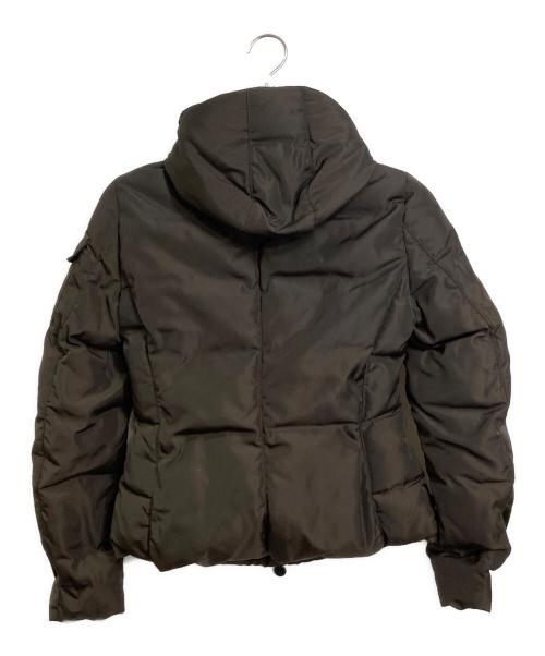 MONCLER（モンクレール）MONCLER (モンクレール) ダウンジャケット　フーデットダウンジャケット　イタリア製 ブラウンの古着・服飾アイテム