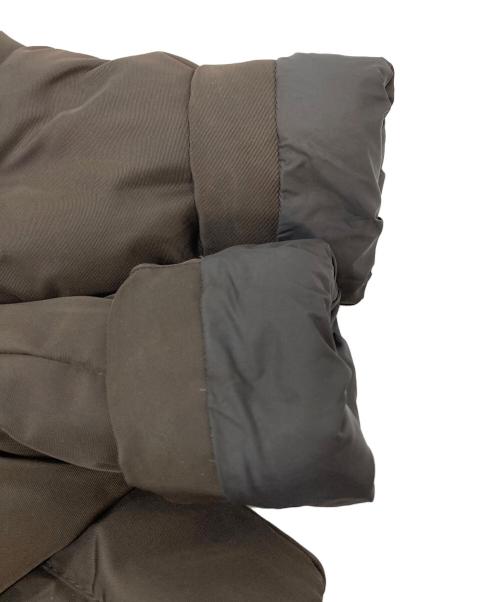 MONCLER（モンクレール）MONCLER (モンクレール) ダウンジャケット　フーデットダウンジャケット　イタリア製 ブラウンの古着・服飾アイテム