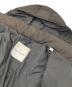 中古・古着 MONCLER (モンクレール) ダウンジャケット　フーデットダウンジャケット　イタリア製 ブラウン：25000円
