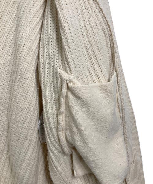 KENZO（ケンゾー）KENZO (ケンゾー) ロングカーディガン　ロゴカーディガン　ライトアウター ベージュ サイズ:Sの古着・服飾アイテム