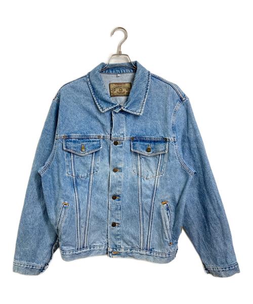 ARMANI JEANS（アルマーニジーンズ）ARMANI JEANS (アルマーニジーンズ) 【古着】90’Sオーバーサイズデニムジャケット　90年代　USA製 スカイブルー サイズ:Lの古着・服飾アイテム