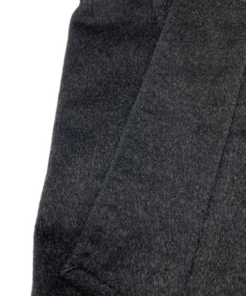 A.A.R yohji yamamoto（アール ヨウジヤマモト）A.A.R YOHJI YAMAMOTO (アール ヨウジヤマモト) カシミヤコート　ステンカラーコート　ロングコート グレー サイズ:Lの古着・服飾アイテム