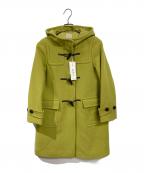 green label relaxingグリーンレーベルリラクシング）の古着「ダッフルコート　ロングダッフル　YELLOW」｜グリーン