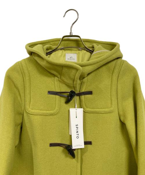 green label relaxing（グリーンレーベルリラクシング）green label relaxing (グリーンレーベルリラクシング) ダッフルコート　ロングダッフル　YELLOW グリーン サイズ:38 未使用品の古着・服飾アイテム