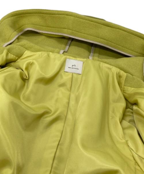 green label relaxing（グリーンレーベルリラクシング）green label relaxing (グリーンレーベルリラクシング) ダッフルコート　ロングダッフル　YELLOW グリーン サイズ:38 未使用品の古着・服飾アイテム