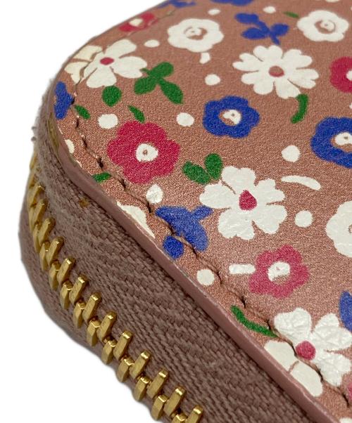 MIU MIU（ミュウミュウ）MIU MIU (ミュウミュウ) ラウンドファスナー長財布 フラワー総柄　花柄　ウォレット マルチカラー サイズ:実寸参照の古着・服飾アイテム