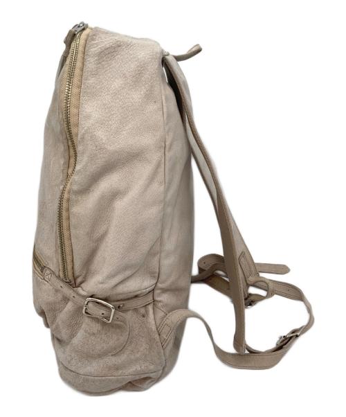 REN（レン）REN (レン) レザーリュック　バックパック ベージュ サイズ:実寸参照の古着・服飾アイテム