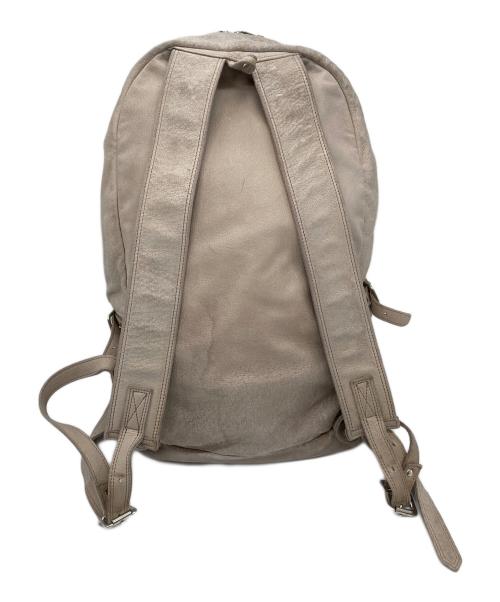 REN（レン）REN (レン) レザーリュック　バックパック ベージュ サイズ:実寸参照の古着・服飾アイテム
