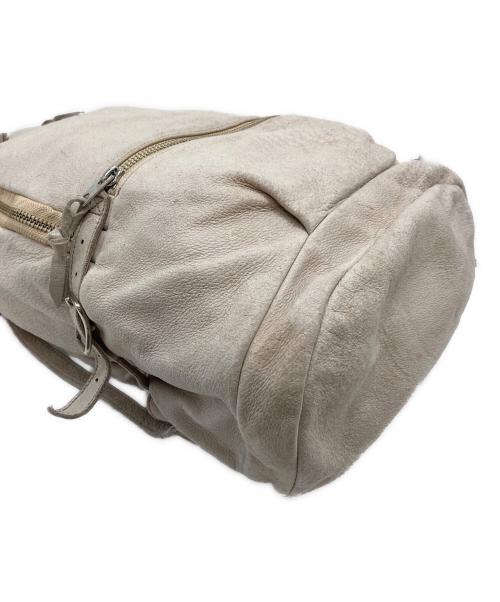 REN（レン）REN (レン) レザーリュック　バックパック ベージュ サイズ:実寸参照の古着・服飾アイテム