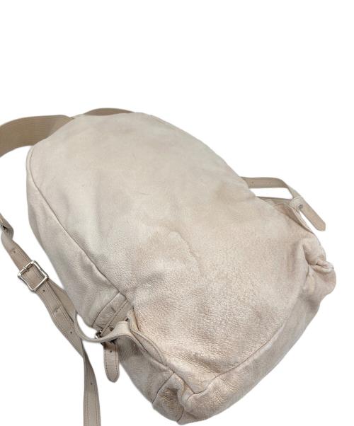 REN（レン）REN (レン) レザーリュック　バックパック ベージュ サイズ:実寸参照の古着・服飾アイテム