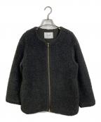 IENAイエナ）の古着「カジュアルボアブルゾンフリースジャケット」｜グレー