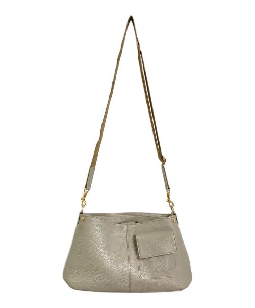 ATAO（アタオ）ATAO (アタオ) chivy チヴィ ショルダーバッグ　レザーバッグ　2WAY グレー サイズ:実寸参照の古着・服飾アイテム