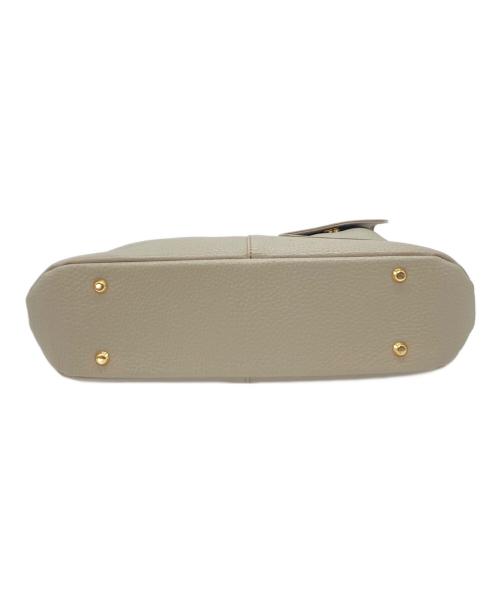 ATAO（アタオ）ATAO (アタオ) chivy チヴィ ショルダーバッグ　レザーバッグ　2WAY グレー サイズ:実寸参照の古着・服飾アイテム