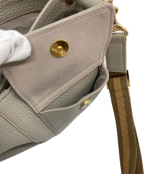 ATAO（アタオ）ATAO (アタオ) chivy チヴィ ショルダーバッグ　レザーバッグ　2WAY グレー サイズ:実寸参照の古着・服飾アイテム