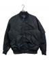 +J（プラスジェイ）の古着「ハイブリッドダウンオーバーサイズMA-1ブルゾン」｜ブラック
