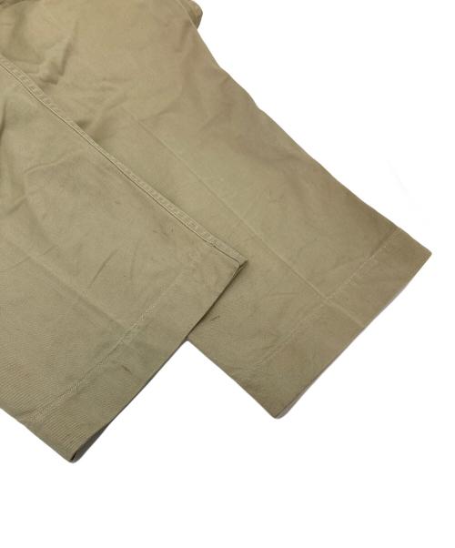 US ARMY（ユーエスアーミー）US ARMY (ユーエスアーミー) 【古着】40's  M-45 チノトラウザーパンツ　40年代　尿素ボタン ベージュ サイズ:29の古着・服飾アイテム
