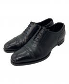 Alfred Sargentアルフレッドサージェント）の古着「メダリオンシューズ 内羽根　レザーシューズ　MOORE」｜ブラック