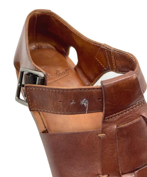 PARABOOT（パラブーツ）PARABOOT (パラブーツ) PACIFIC パシフィック グルカサンダル　 ブラウン サイズ:41の古着・服飾アイテム