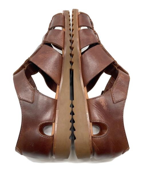 PARABOOT（パラブーツ）PARABOOT (パラブーツ) PACIFIC パシフィック グルカサンダル　 ブラウン サイズ:41の古着・服飾アイテム