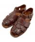 PARABOOT（パラブーツ）の古着「PACIFIC パシフィック グルカサンダル　」｜ブラウン