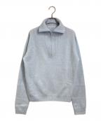 ETRE TOKYOエトレトウキョウ）の古着「ハーフジップハイゲージニットプルオーバー　　25AW 完売カラー」｜スカイブルー/BLUE