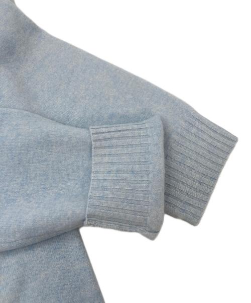 ETRE TOKYO（エトレトウキョウ）ETRE TOKYO (エトレトウキョウ) ハーフジップハイゲージニットプルオーバー　　25AW 完売カラー  スカイブルー/BLUE サイズ:FREEの古着・服飾アイテム