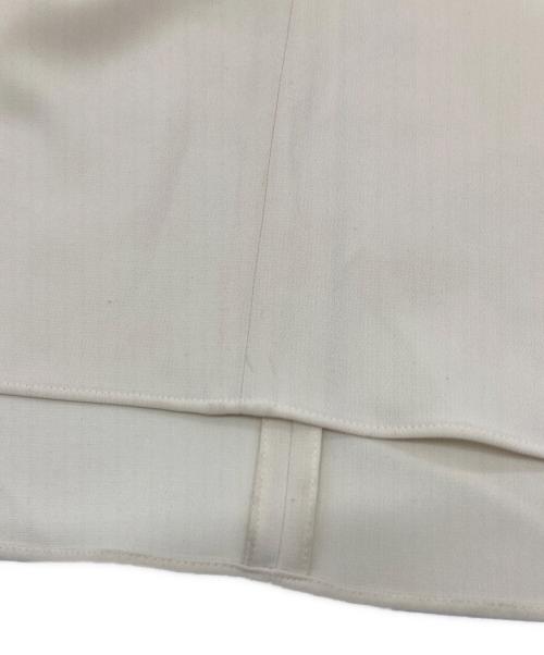 theory（セオリー）theory (セオリー) Vネックブラウス (アイボリー) トリアセテート  ブレスレットスリーブ / ウォッシャブル　Admiral Crepe Round VNK Top アイボリー サイズ:Sの古着・服飾アイテム