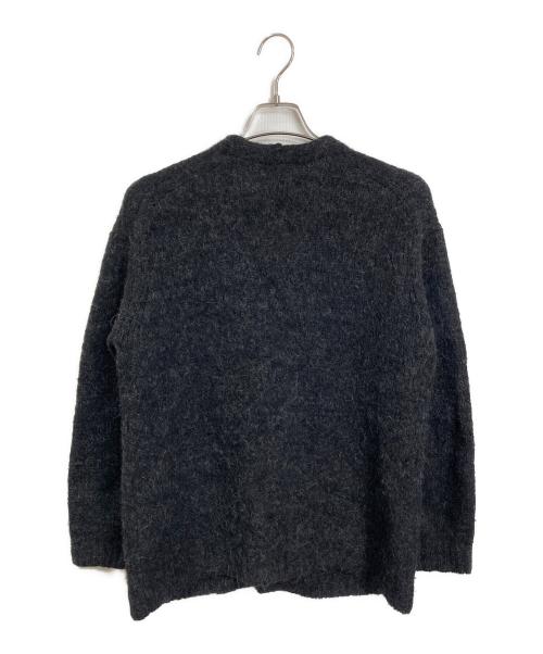 AURALEE（オーラリー）AURALEE (オーラリー) ALPACA WOOL SUPER LIGHT KNIT BIG CARDIGAN アルパカカーディガン グレー サイズ:3の古着・服飾アイテム