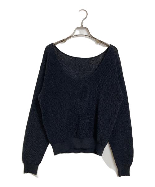 Plage（プラージュ）Plage (プラージュ) LI/PE open ニット ブラック サイズ:FREEの古着・服飾アイテム