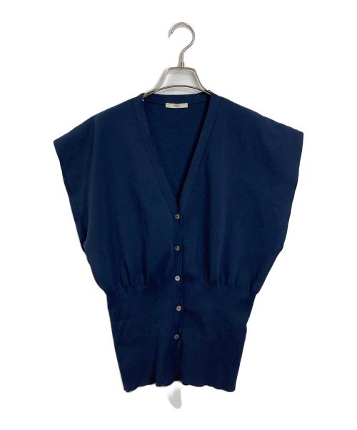 LE PHIL（ル フィル）LE PHIL (ル フィル) ニット セーター ライトテックカーデ ネイビー サイズ:FREEの古着・服飾アイテム