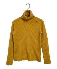 HAYAMA SUNDAY（ハヤマサンデイ）の古着「カシミヤニット　長袖ニット　タートルネック」｜イエロー