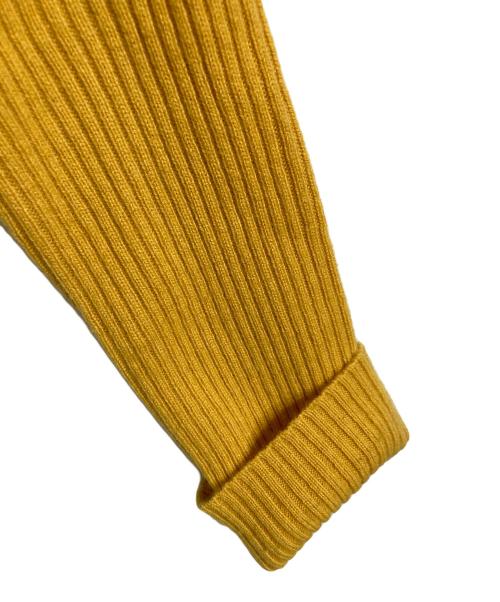 HAYAMA SUNDAY（ハヤマサンデイ）hayama sunday  (ハヤマサンデイ) カシミヤニット　長袖ニット　タートルネック イエロー サイズ:1/Mの古着・服飾アイテム