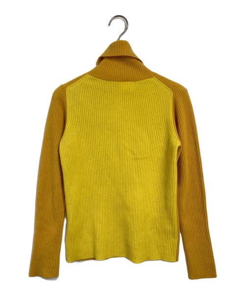 HAYAMA SUNDAY（ハヤマサンデイ）hayama sunday  (ハヤマサンデイ) カシミヤニット　長袖ニット　タートルネック イエロー サイズ:1/Mの古着・服飾アイテム