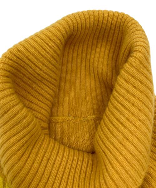 HAYAMA SUNDAY（ハヤマサンデイ）hayama sunday  (ハヤマサンデイ) カシミヤニット　長袖ニット　タートルネック イエロー サイズ:1/Mの古着・服飾アイテム