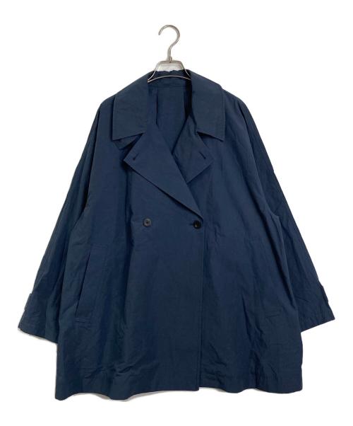 SLOBE IENA（スローブ イエナ）SLOBE IENA (スローブ イエナ) コットンニュアンストレンチコート　コットンコート　ライトアウター ネイビー サイズ:FREEの古着・服飾アイテム