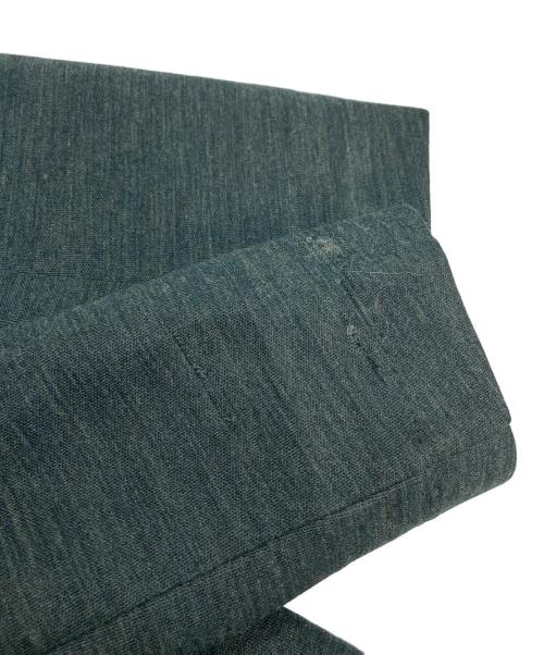 HaaT ISSEY MIYAKE（ハート イッセイ ミヤケ）Haat ISSEY MIYAKE (ハート イッセイ ミヤケ) ボンディングウール混コート　ロングコート　イッセイミヤケ グリーン サイズ:2の古着・服飾アイテム