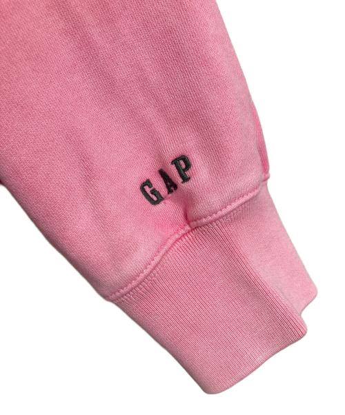 GAP（ギャップ）GAP (ギャップ) madhappy (マッドハッピー) MADロゴステッチフードプルオーバーパーカー　フーディ ピンク サイズ:M 未使用品の古着・服飾アイテム