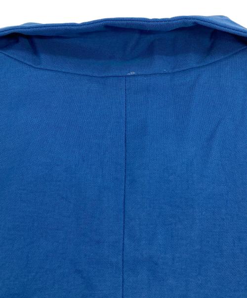 HaaT ISSEY MIYAKE（ハート イッセイ ミヤケ）Haat ISSEY MIYAKE (ハート イッセイ ミヤケ) シャツワンピース　半袖ワンピース　イッセイミヤケ ブルー サイズ:2の古着・服飾アイテム