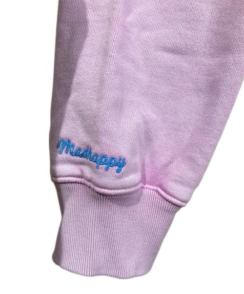 GAP（ギャップ）GAP (ギャップ) madhappy (マッドハッピー) MADロゴ ステッチフード ショートジップパーカー　フーディ パープル サイズ:M 未使用品の古着・服飾アイテム