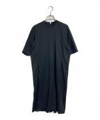 Haat ISSEY MIYAKE ORJイッセイミヤケ ハート オーアールジェイ）の古着「半袖ワンピース　日本製」｜ブラック