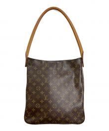 LOUIS VUITTON（ルイ ヴィトン）の古着「ショルダーバッグ　トートバッグ　モノグラム　ルーピングGM」｜ベージュ