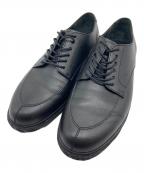 SPINGLEスピングル）の古着「Vチップレザーシューズ ビジネスシューズ　日本製」｜ブラック