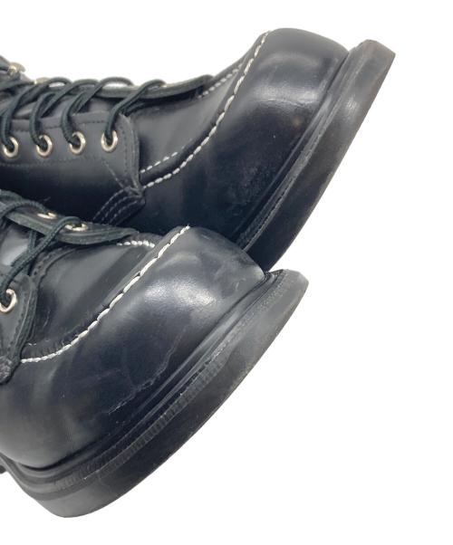 RED WING（レッドウィング）RED WING (レッドウィング) SUPERSOLE 6' MOC-TOE スーパーソール 6インチ モックトゥ　ワークブーツ　23年製　USA製 ブラック サイズ:US8の古着・服飾アイテム