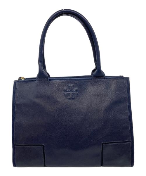 TORY BURCH（トリーバーチ）TORY BURCH (トリーバーチ) トートバッグ　レザートートバッグ ネイビー サイズ:実寸参照の古着・服飾アイテム