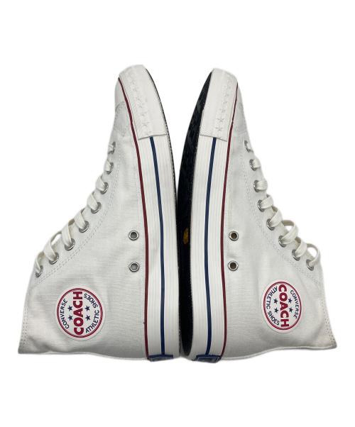 CONVERSE ADDICT（コンバース アディクト）CONVERSE ADDICT (コンバース アディクト) COACH CANVAS HI コーチキャンバスハイ　ハイカットスニーカー　ビブラムソール ホワイト サイズ:US7の古着・服飾アイテム