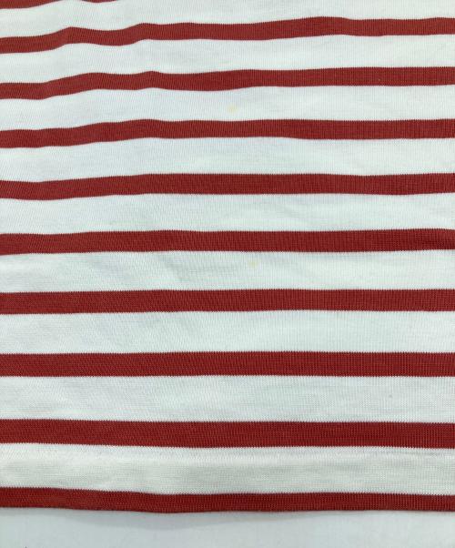 AURALEE（オーラリー）AURALEE (オーラリー) IENA (イエナ) バスクシャツ　ボーダー ホワイト×レッド サイズ:1の古着・服飾アイテム